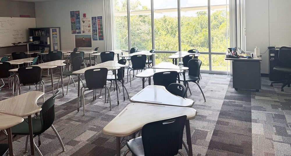 empty senior classroom