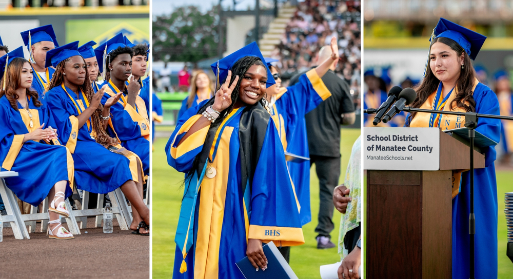 Bayshore High Schools seniors graduate.