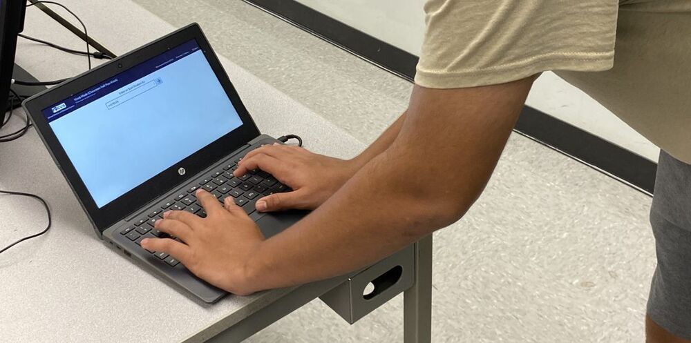 Mustangs sign in digitally for passes