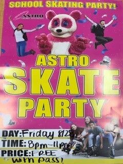 astro skate party