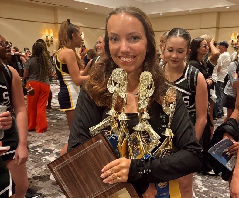 LRHS cheer coach Brooklyn McQuilkin