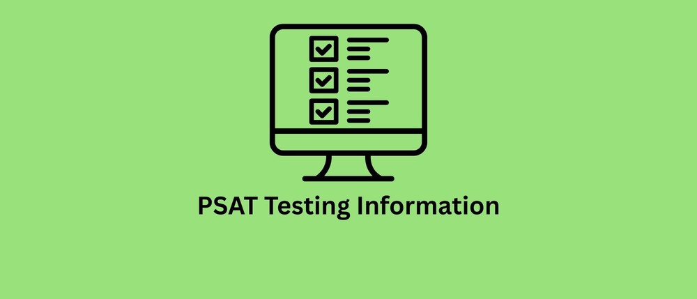 graphic of online test PSAT Testing Information