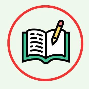 Graphic of students studying