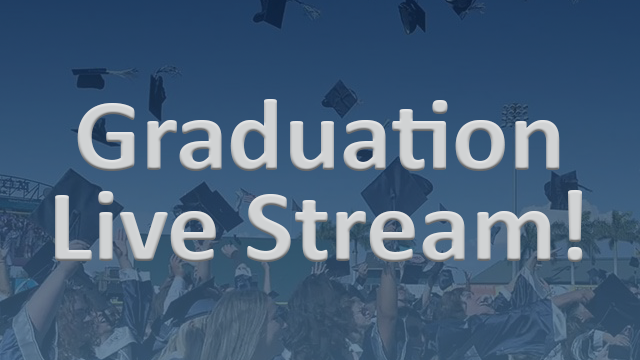An image stating Graduation Live Stream