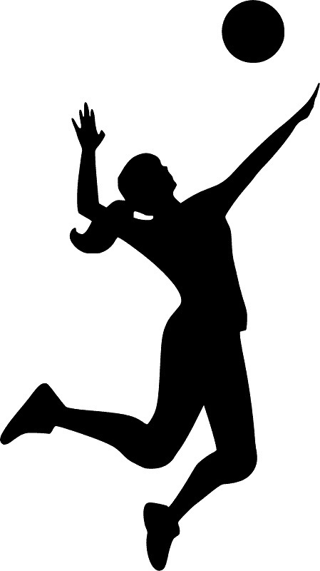 volleyball silhouette