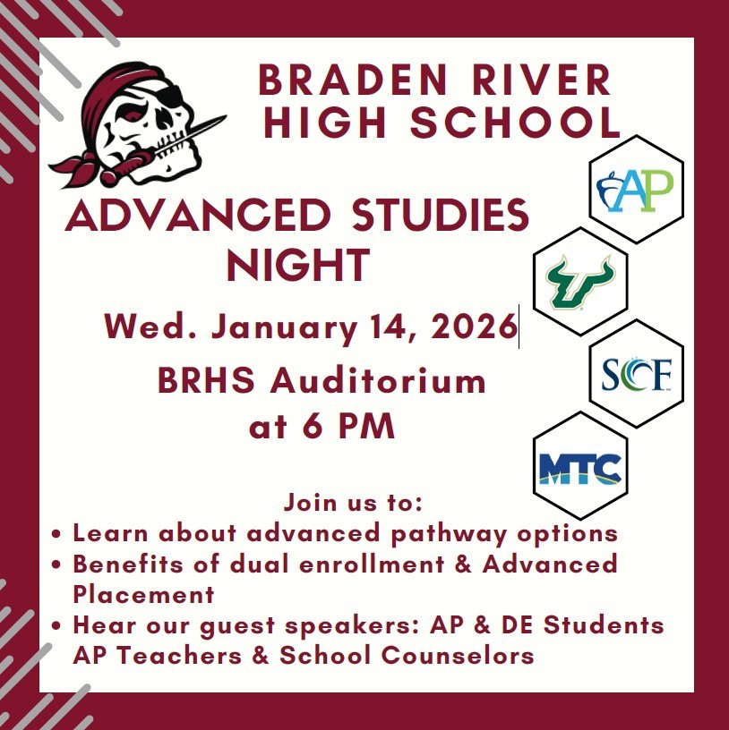BRHS Advanced Studies Night January 14 2026 at 6 PM