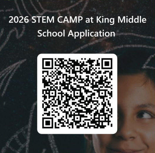 QR Code for 2026 STEM Camp at King Middle