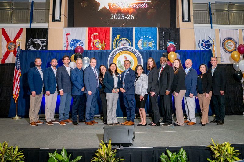Winners of the Excellence in Education, Principal of the Year, Assistant Principal of the Year, School District Leadership and Event Sponsors