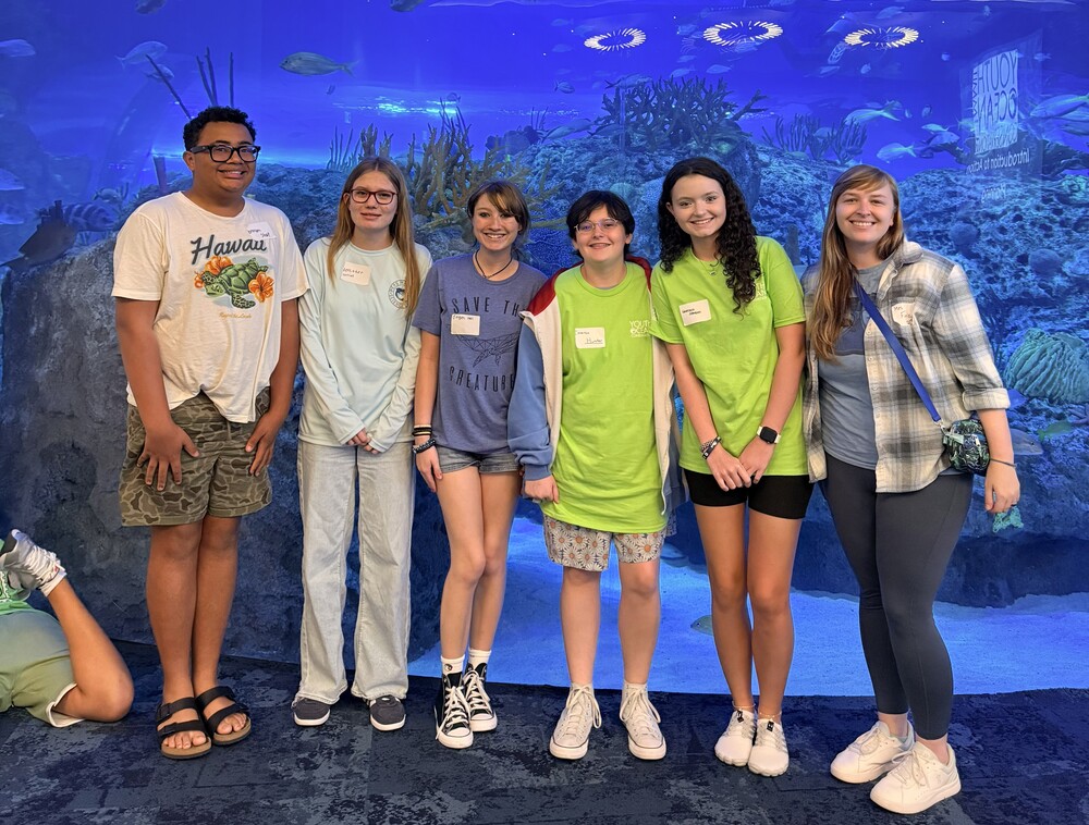 Marine Science Club students at Mote Marine for Youth Ocean Summit