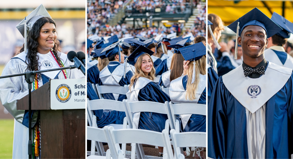 Graduates of Parrish Community High School.