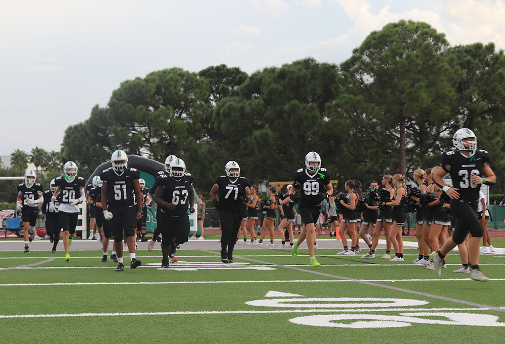 football takes the field