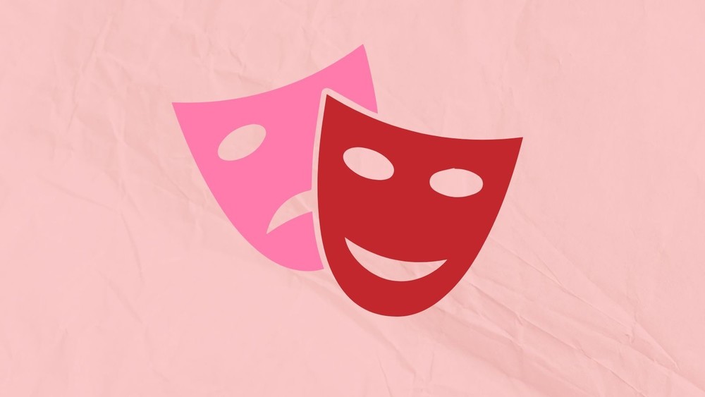 theater masks graphic