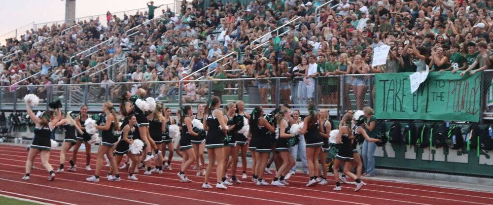 Cheerleaders at game