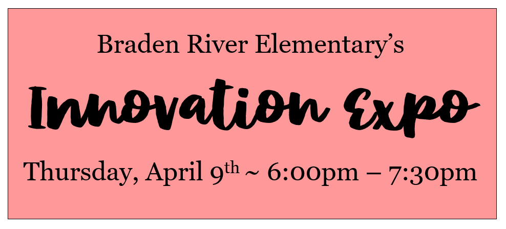 BRE's Innovation Expo Thursday, April 9th 6-7:30pm