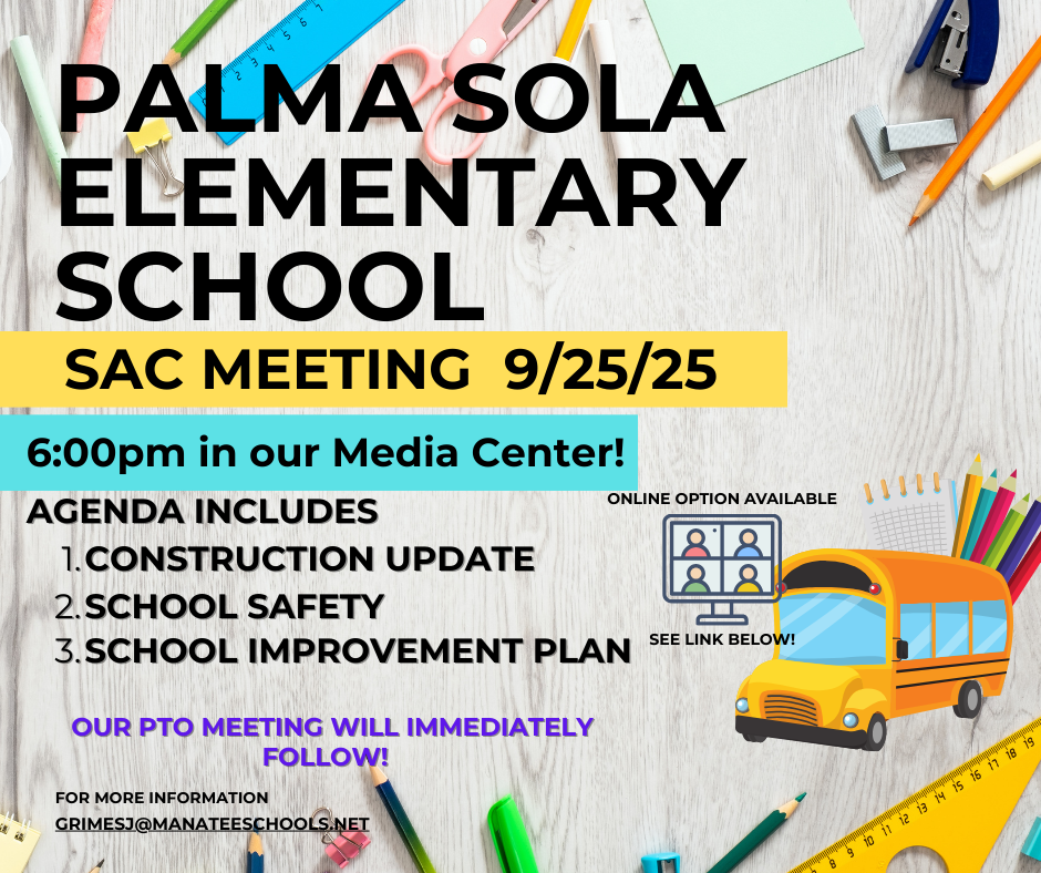 SAC Meeting invitation for 9/25/25
