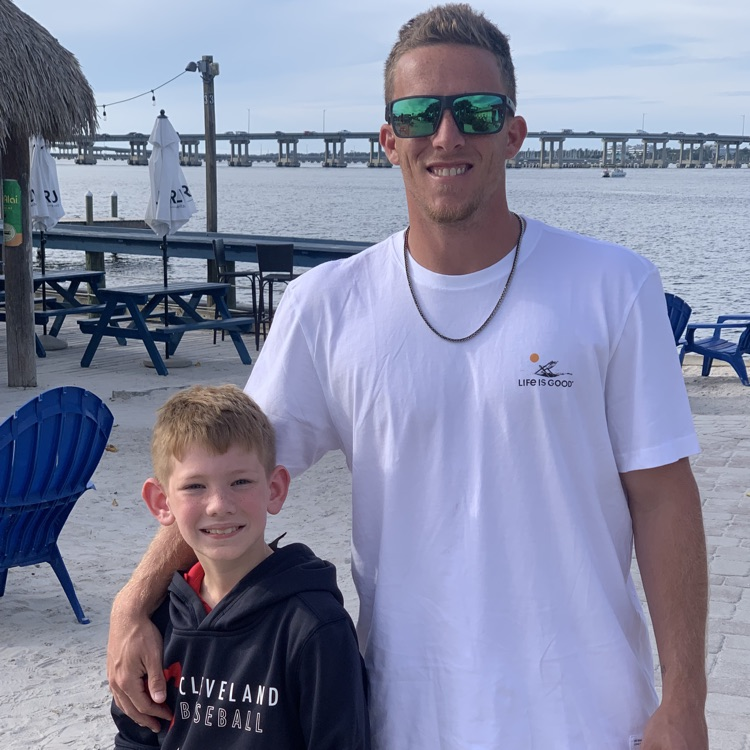 major league baseball Myles Straw with a former coaches’ son