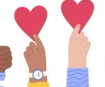 clip art hands holding hearts