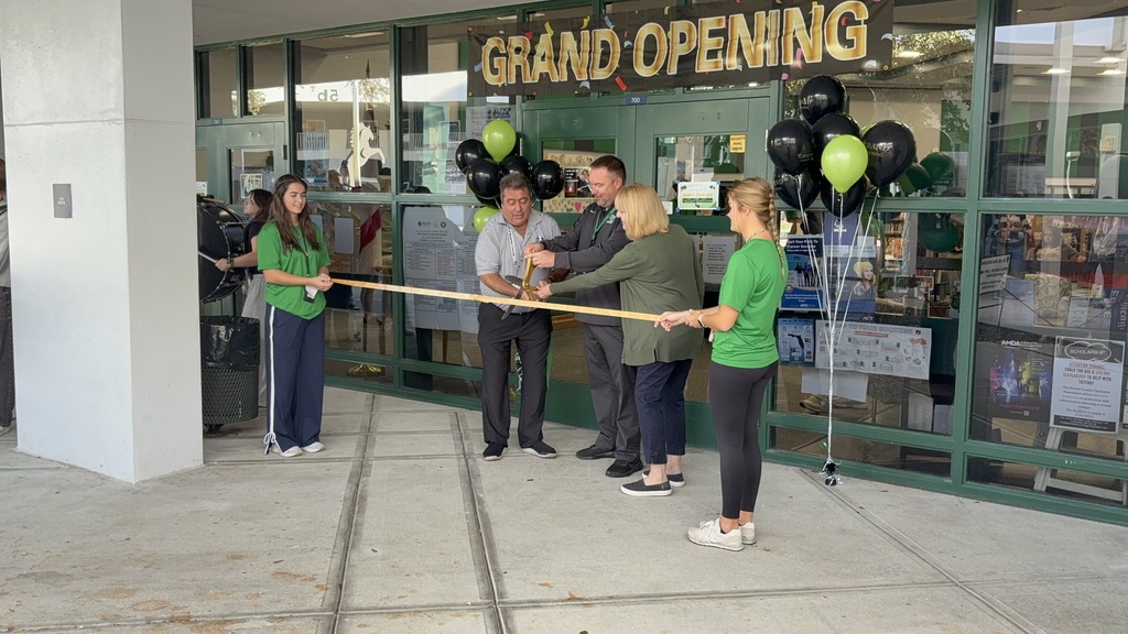 A ribbon cutting for the new college and career center at Lakewood Ranch High School