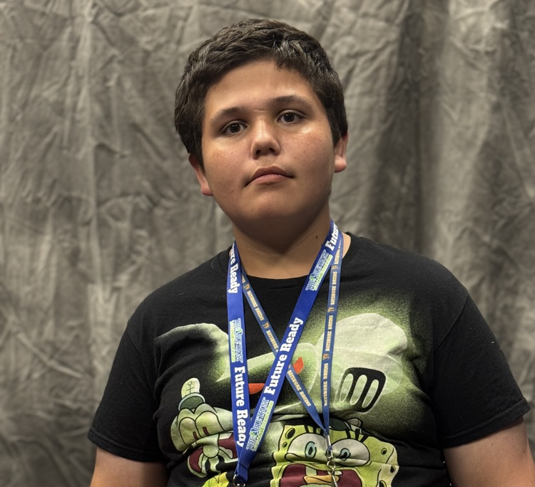 A portrait of a young man wearing a SpongeBob T-shirt
