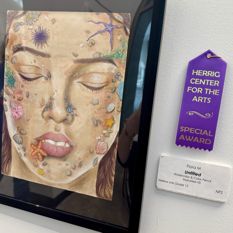 A piece of our work that won a special prize during a student exhibit