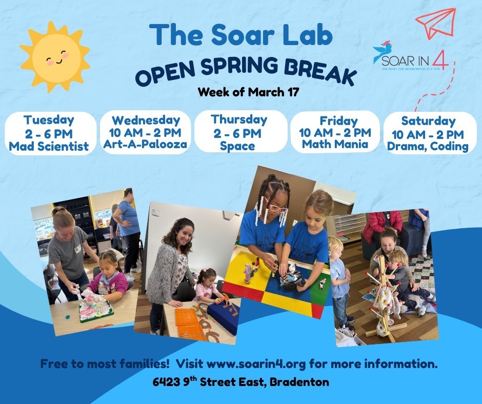 Schedule for The Soar Lab during the Week of March 17th