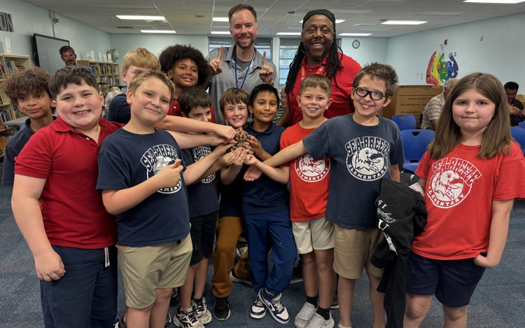 The Seabreeze elementary chess team all smiles after winning a tournament