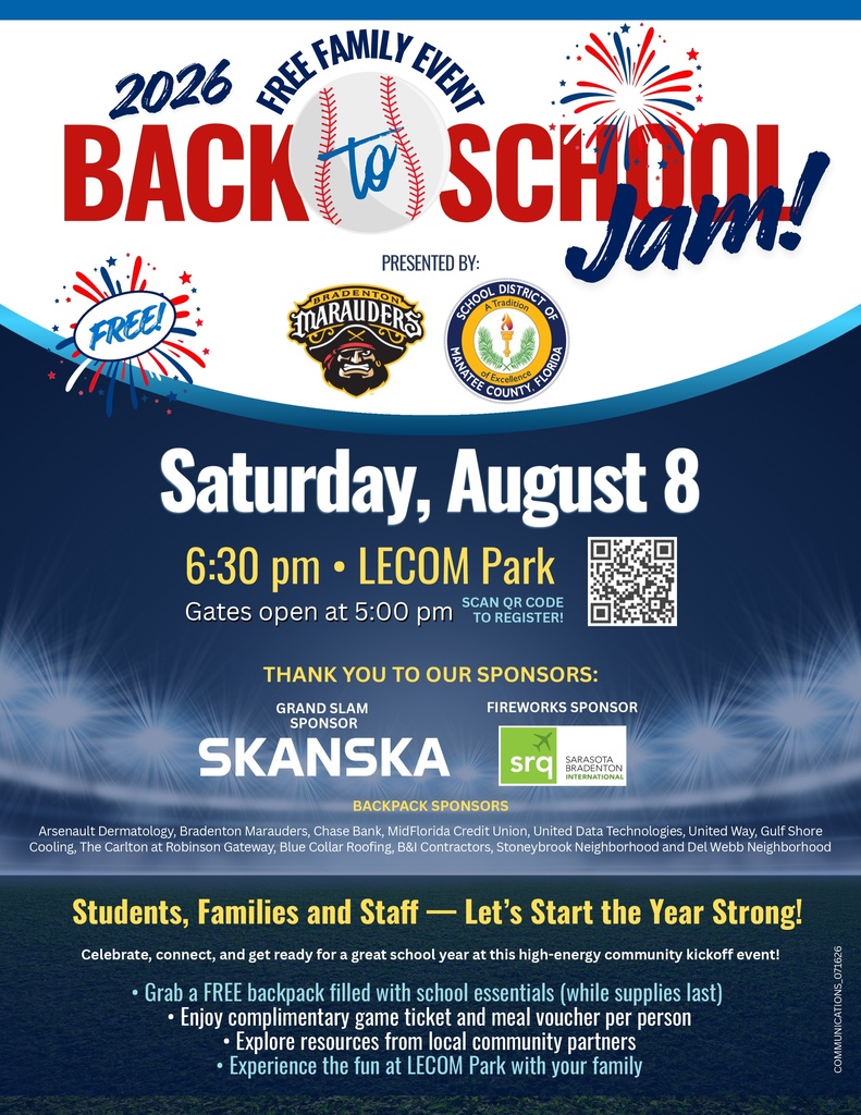Bradenton Marauders host August 8 Back-To-School Jam at LECOM Park