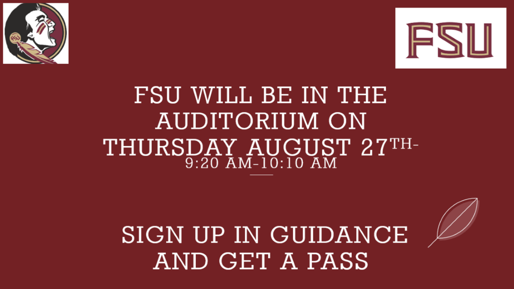 FSU will be at LRHS Aug. 27