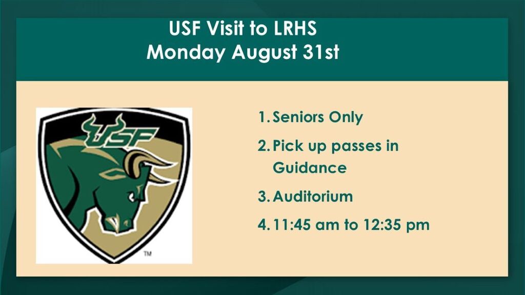 usf visit information