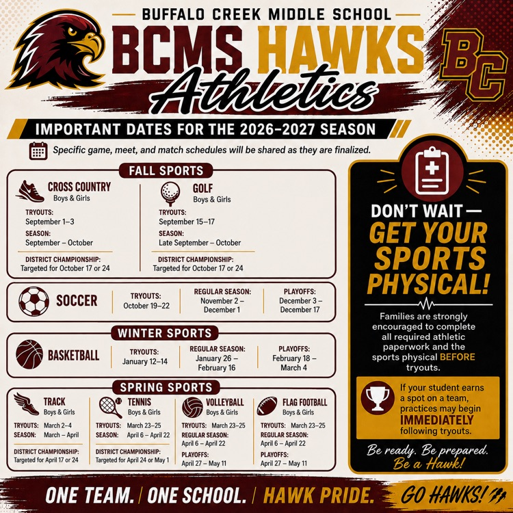 BCMS Sports Update 