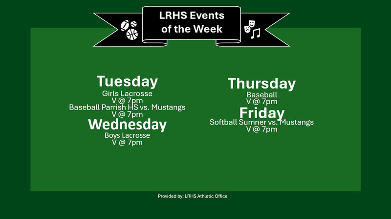 events of the week