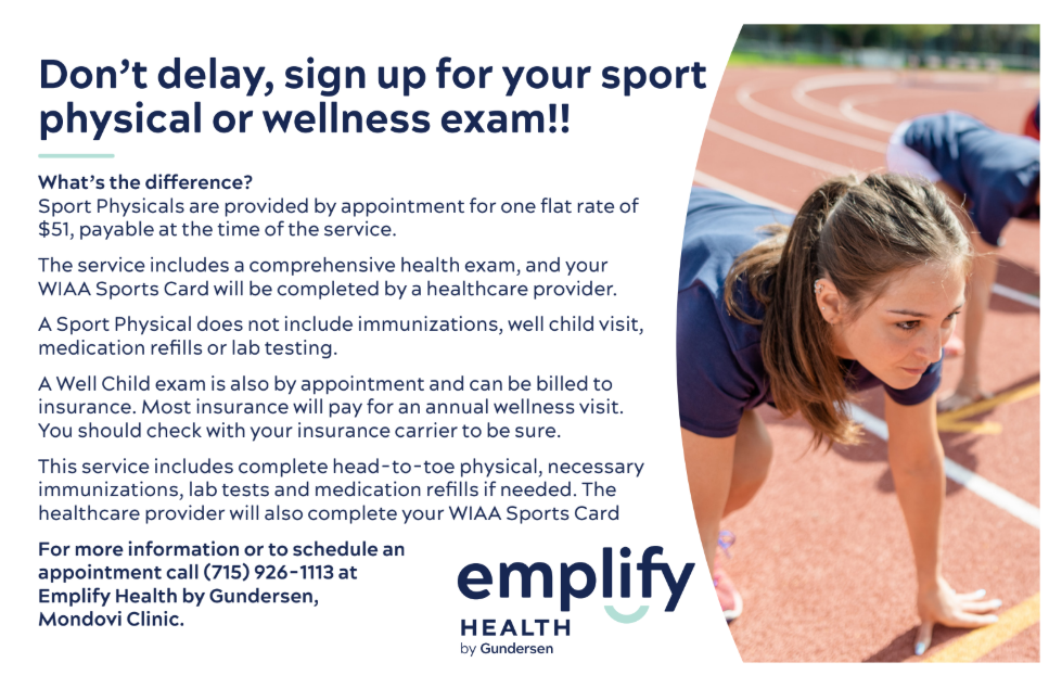 Sports Physicals at Emplify!
