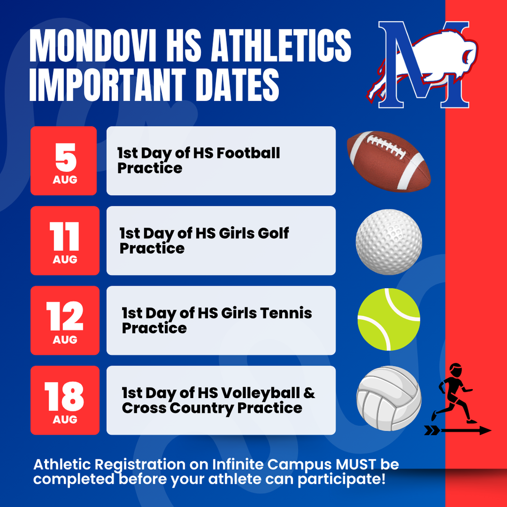 HS Athletics - Important Dates!