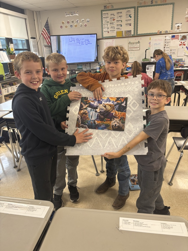 Developing team work skills through puzzles