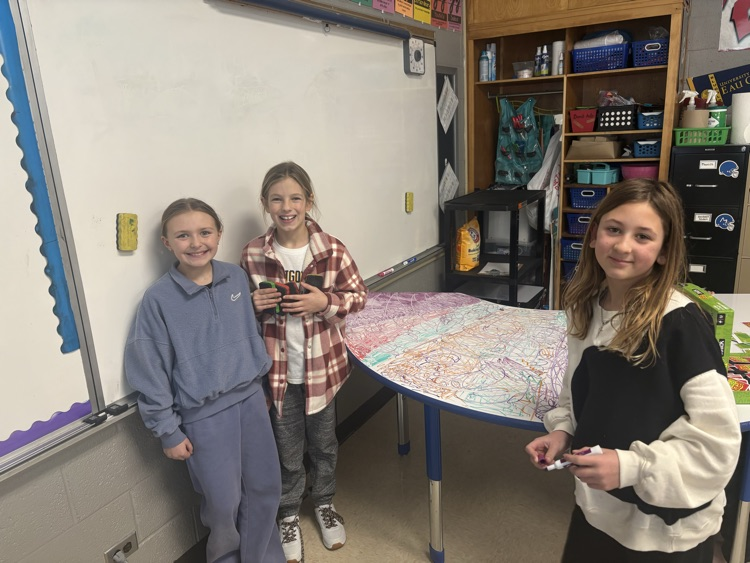 artwork on the table 