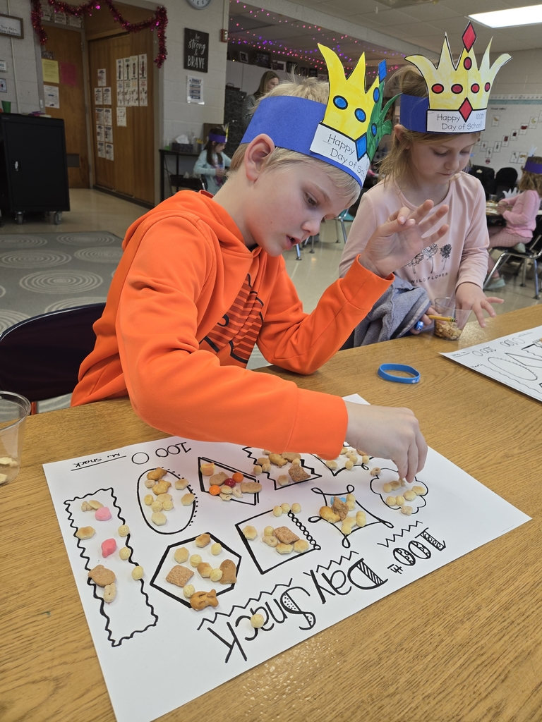 counting 100 pieces of snack