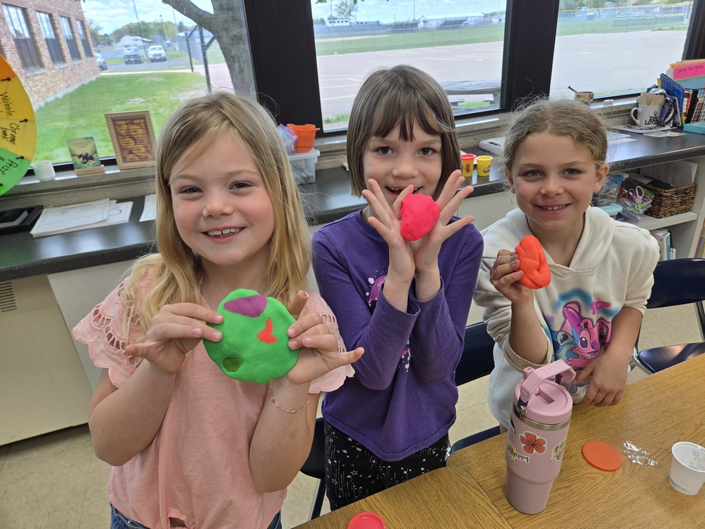 students play with play-doh