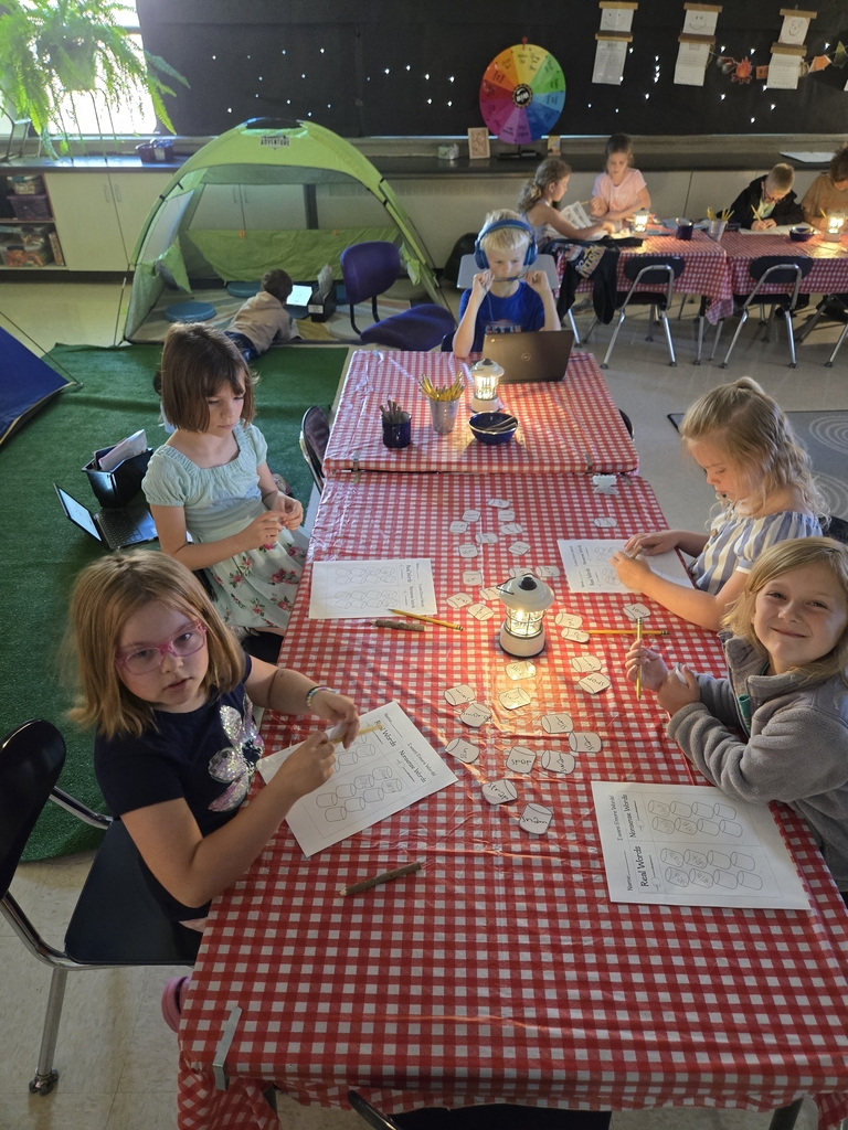 students working