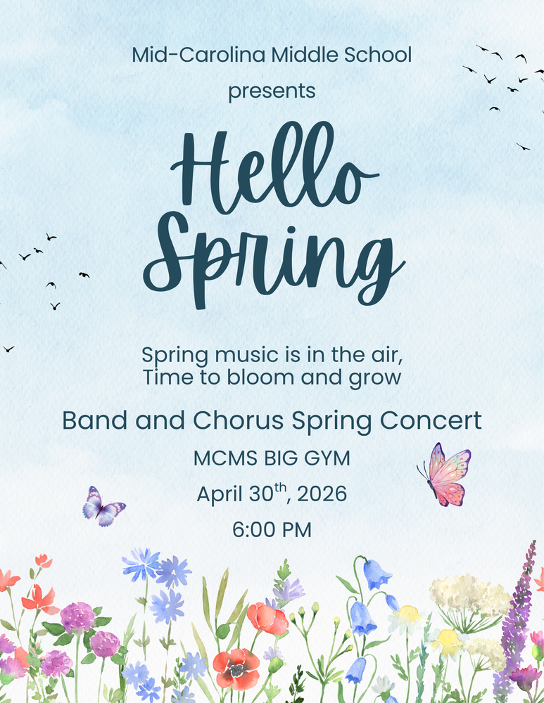 Spring Concert- April 30 @  6 PM