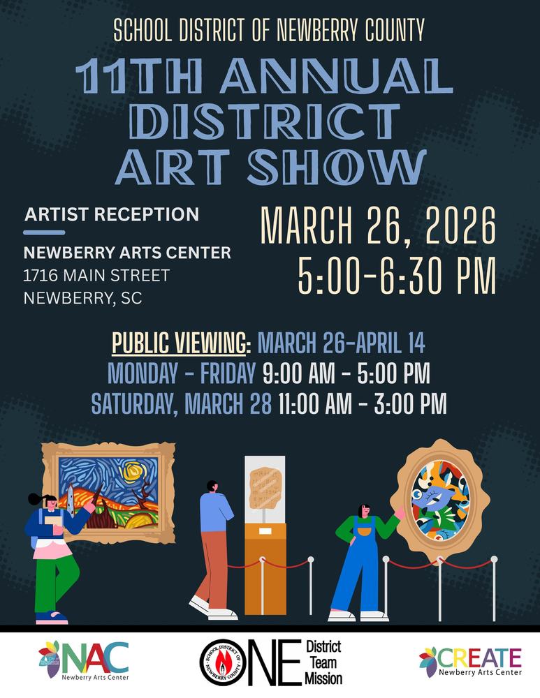district art show flyer