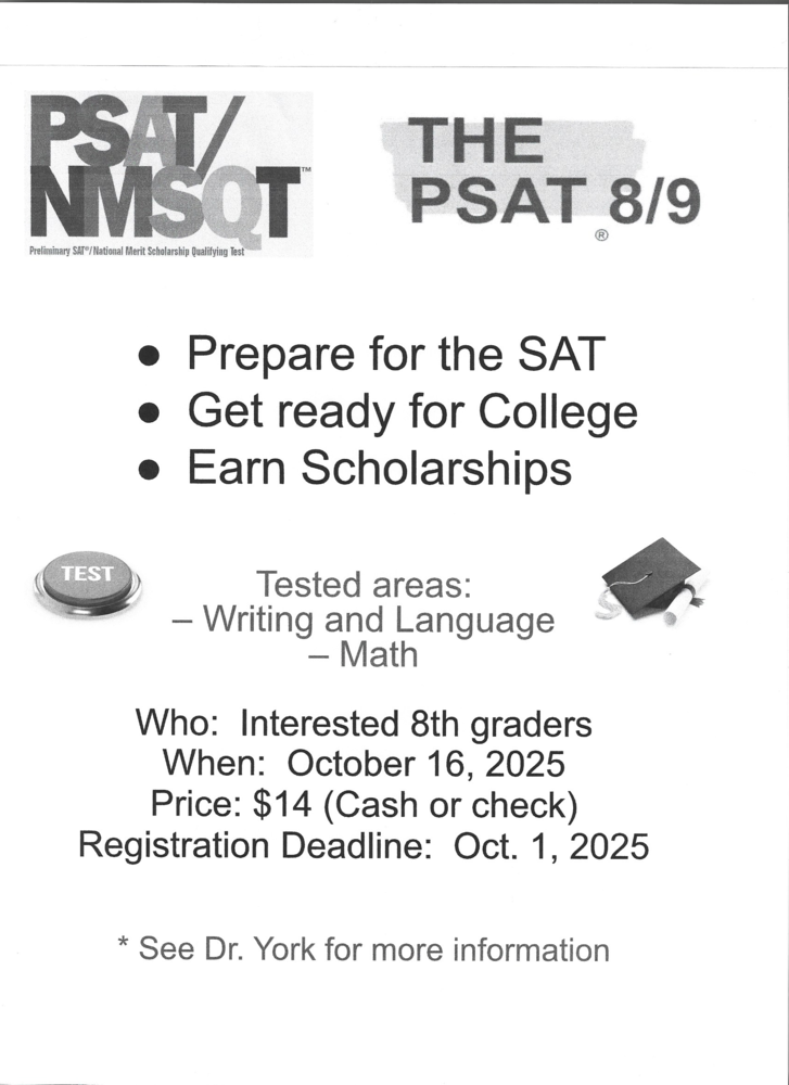 PSAT flyer