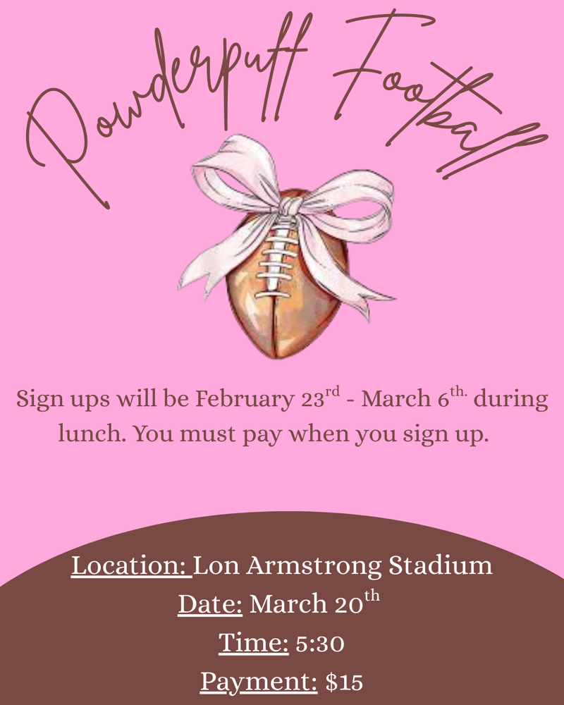 MCHS Powderpuff Game