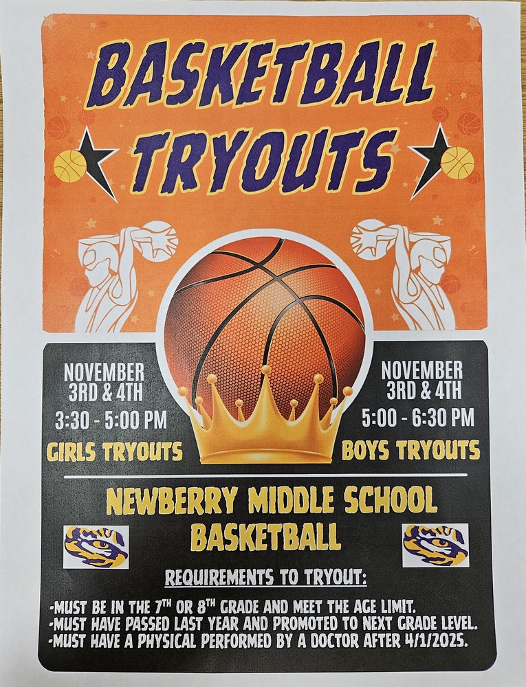 Basketball tryout information
