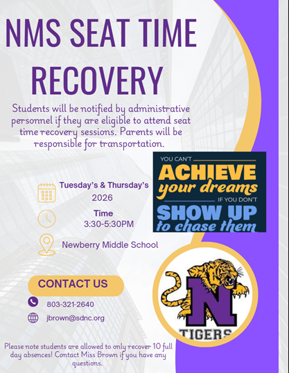 Seat time recovery flyer