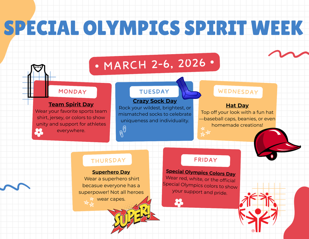 Special Olympics Spirit Week