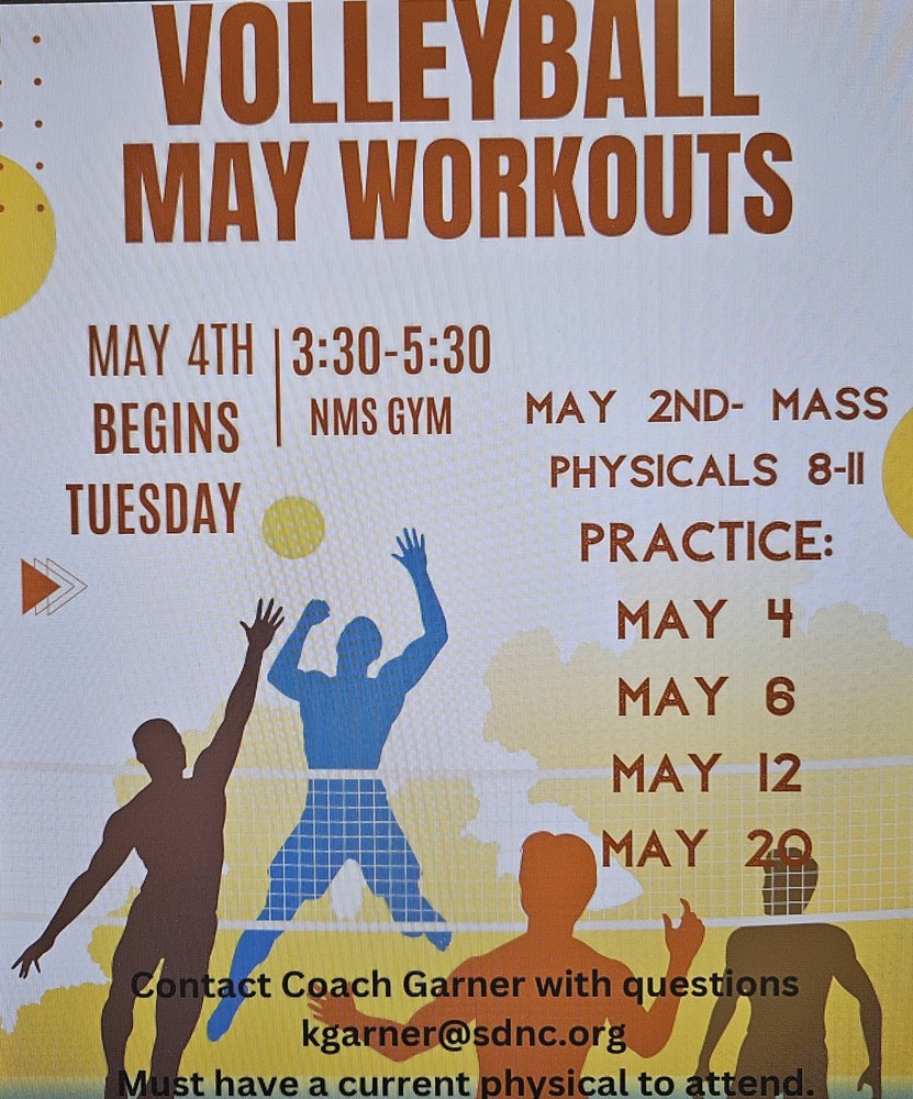 volleyball May workouts