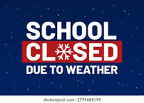School closed inclement weather clipart