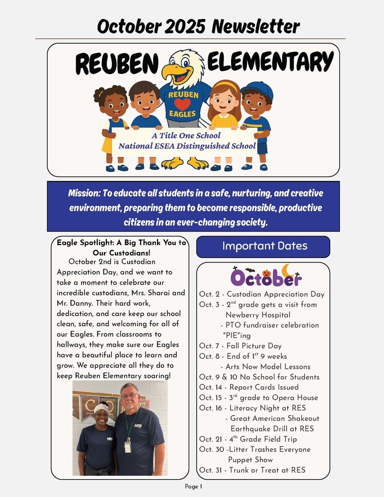 25-26 October Newsletter
