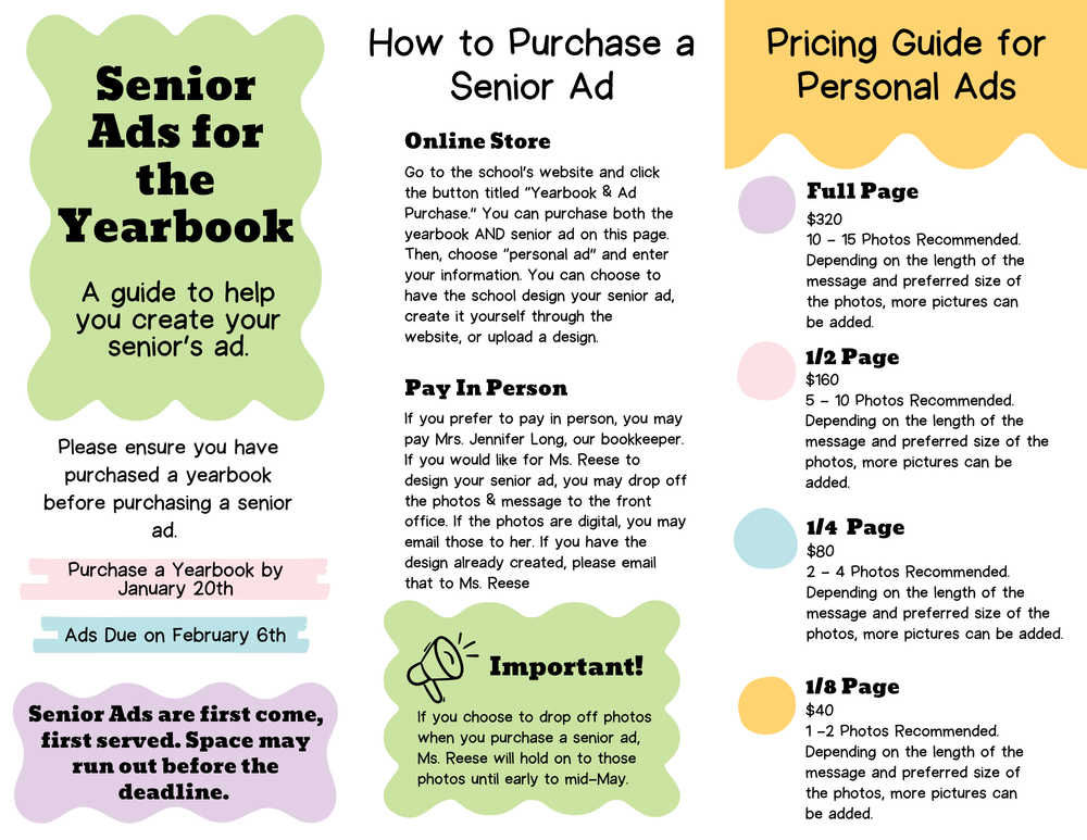 Senior Ads flyer