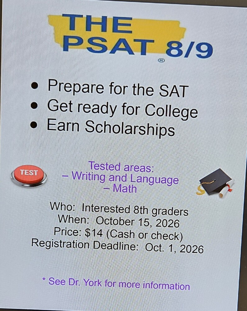 PSAT on Oct. 15